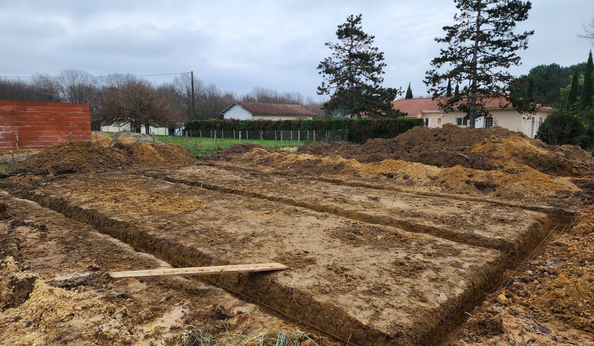 Travaux de fondation
